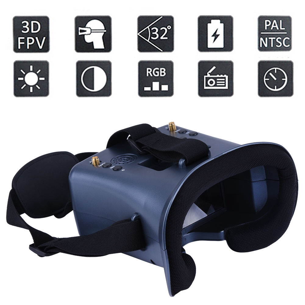 008D 5.8G 40CH 4.3 İnç 800*480 - Skyzone Cobra X V2 Fpv Goggles incelemesi ve fiyatı