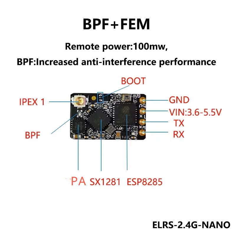 ELRS 2.4GHz NANO Alıcı Express - Radiomaster Ranger 2.4Ghz Elrs Module incelemesi ve fiyatı
