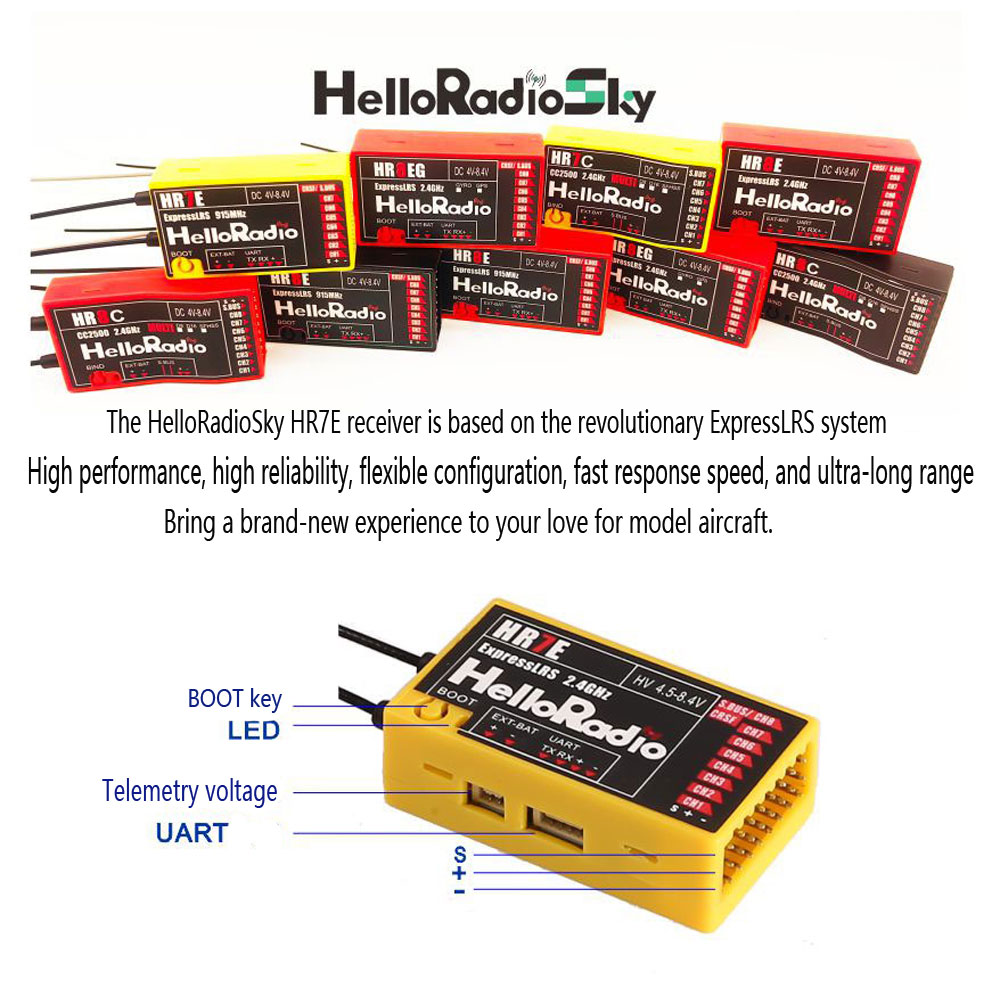 HelloRadio HR7E ELRS PWM 7CH A - Radiomaster Ranger 2.4Ghz Elrs Module incelemesi ve fiyatı